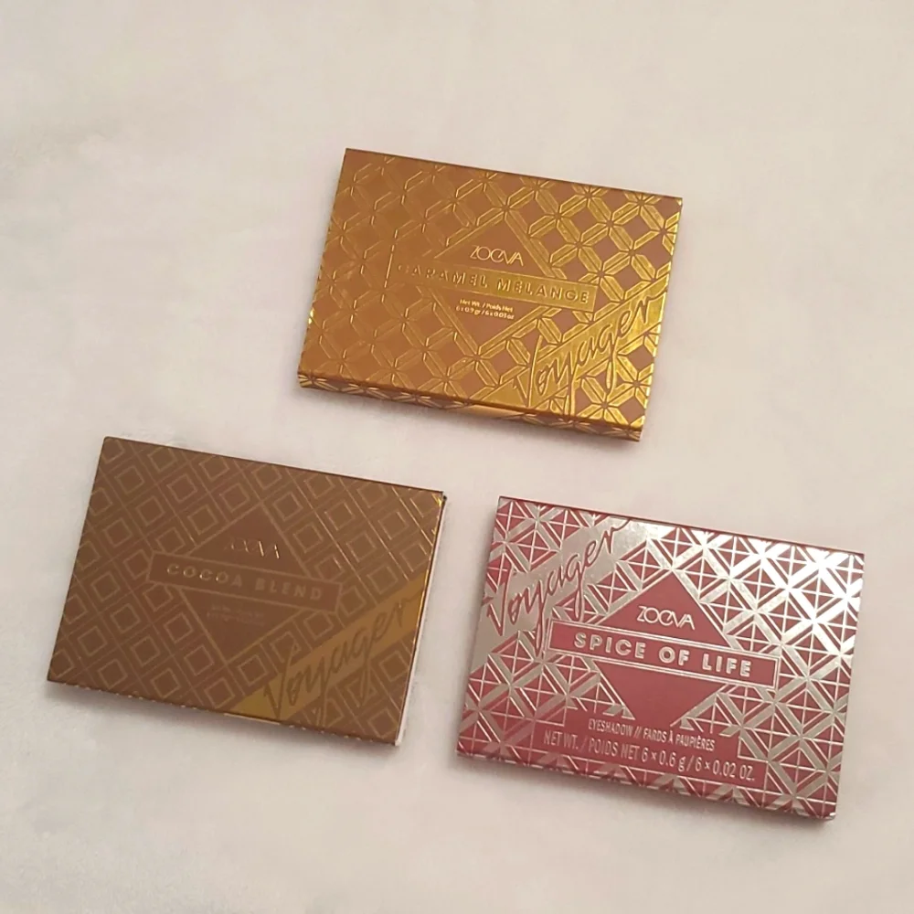 NEW Zoeva Plaisir Voyager Eyeshadow Palette Set 3 pcs